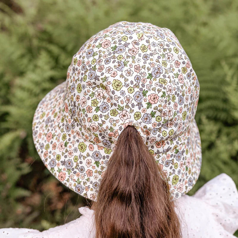 Bedhead Hats / Ponytail Bucket Sun Hat - Floret
