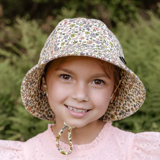 Bedhead Hats / Ponytail Bucket Sun Hat - Floret