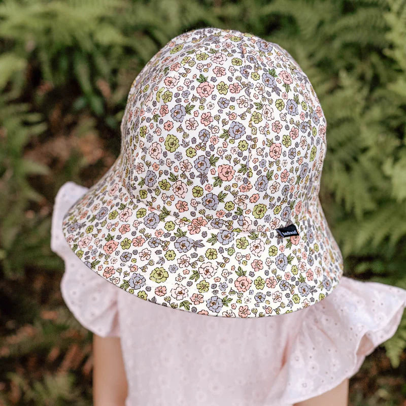 Bedhead Hats / Ponytail Bucket Sun Hat - Floret