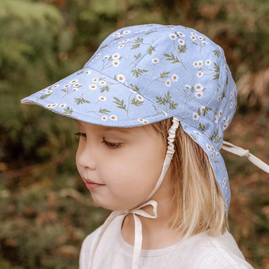 Bedhead Hats Heritage / Lounger Flap Sun Hat - Daisy