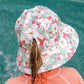 Bedhead Hats / Ponytail Swim Bucket Beach Hat - Hibiscus