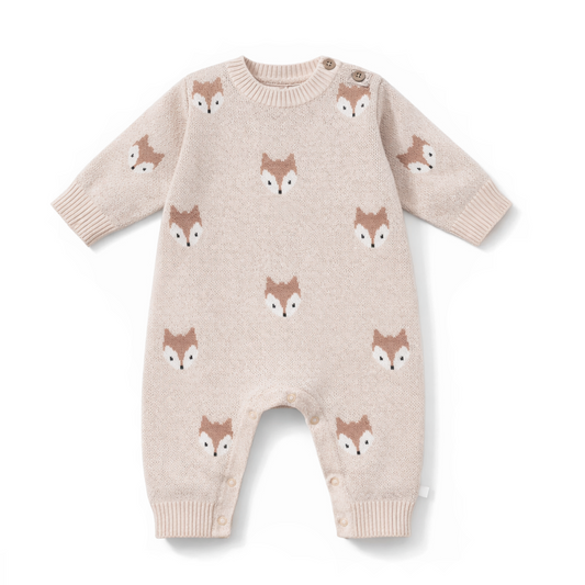 Aster & Oak / Fox Knit Romper