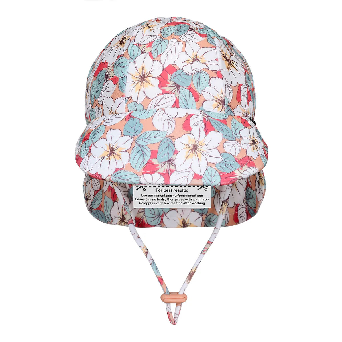 Bedhead Hats / Swim Legionnaire Flap Beach Hat - Hibiscus