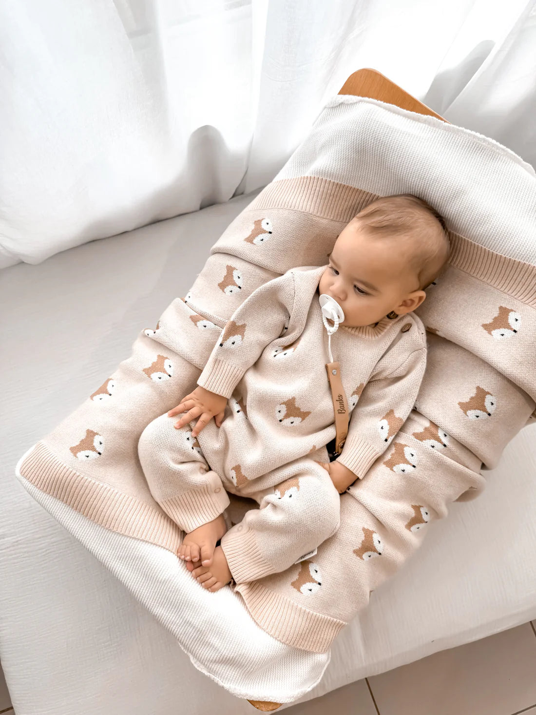 Aster & Oak / Fox Knit Romper