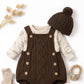 Aster & Oak / Espresso Cable Knit Romper