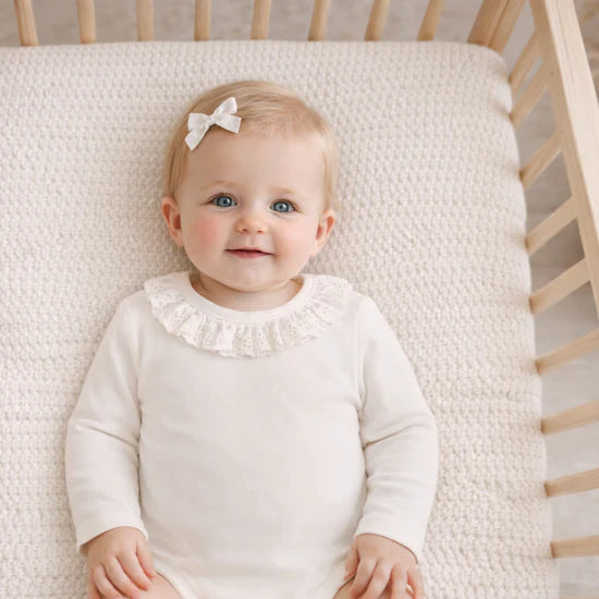 Aster & Oak / Coconut Ruffle Onesie