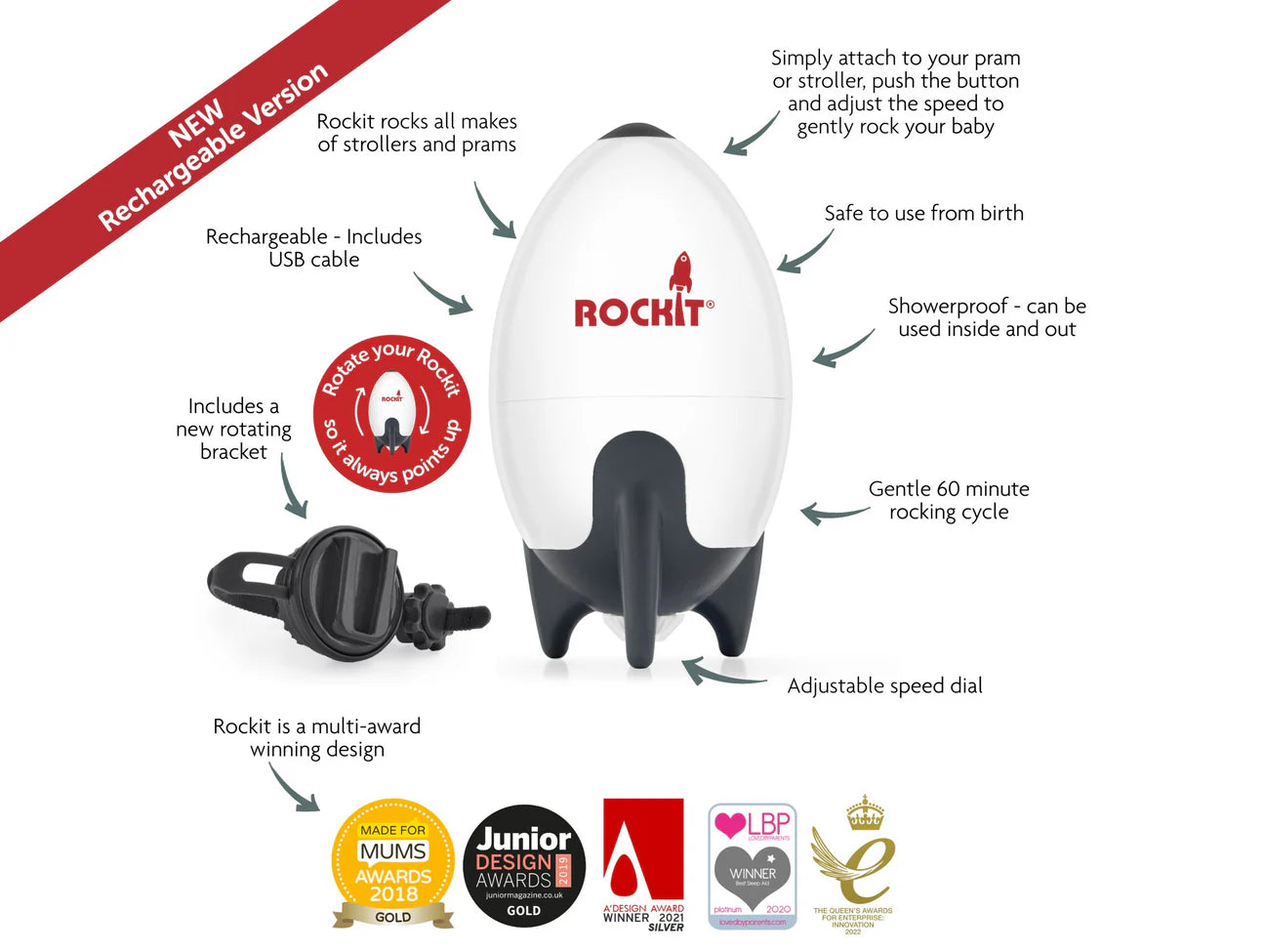 Rockit / Rechargable Baby Rocker
