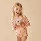Wilson & Frenchy / Strawberry Kisses Long Sleeved Swimsuit