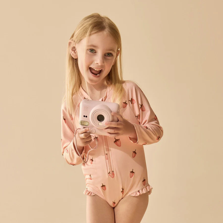 Wilson & Frenchy / Strawberry Kisses Long Sleeved Swimsuit