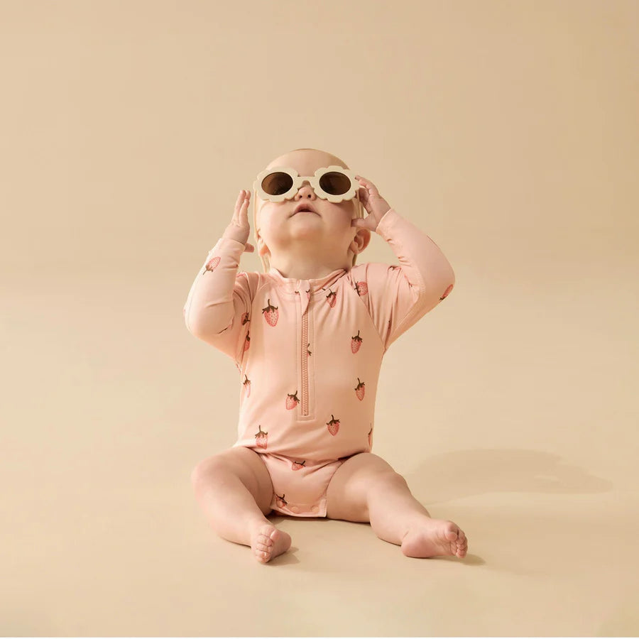 Wilson & Frenchy / Strawberry Kisses Long Sleeved Swimsuit