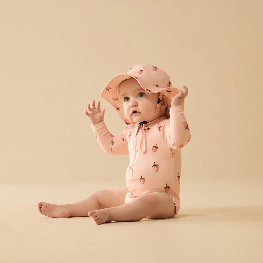Wilson & Frenchy / Strawberry Kisses Long Sleeved Swimsuit