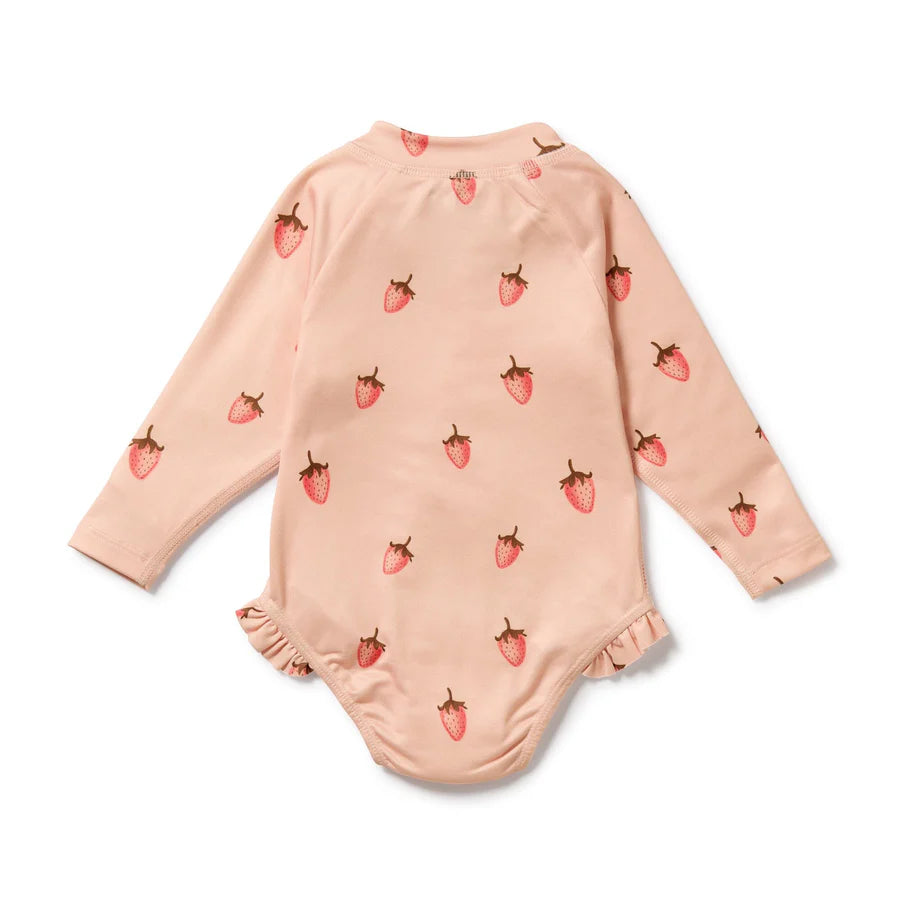 Wilson & Frenchy / Strawberry Kisses Long Sleeved Swimsuit
