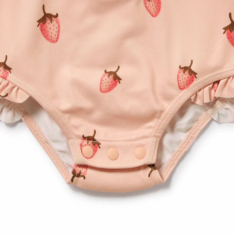 Wilson & Frenchy / Strawberry Kisses Long Sleeved Swimsuit