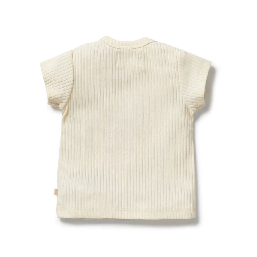 Wilson & Frenchy / Strawberry Kisses Embroidered Organic Tee