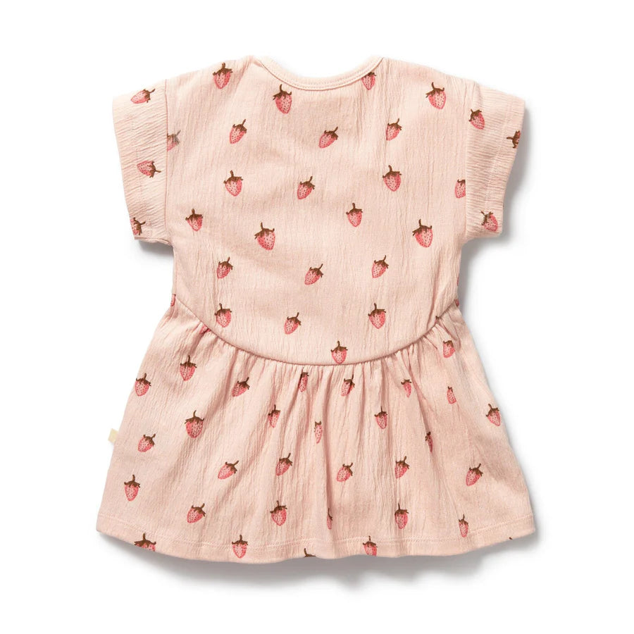 Wilson & Frenchy / Strawberry Kisses Organic Dress