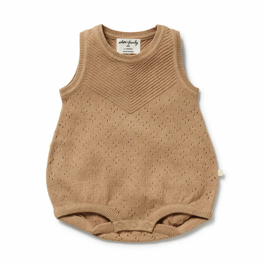 Wilson & Frenchy / Oat Organic Knitted Bodysuit