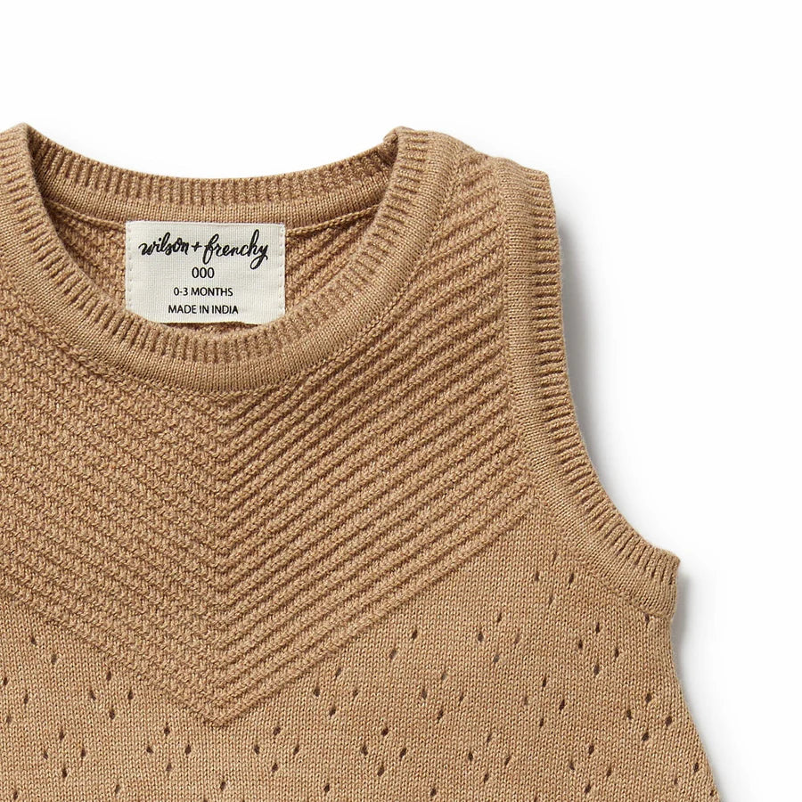 Wilson & Frenchy / Oat Organic Knitted Bodysuit
