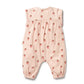 Wilson & Frenchy / Strawberry Kisses Organic Growsuit