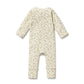 Wilson & Frenchy / Lemon Leaf Organic Zipsuit with Feet
