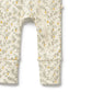 Wilson & Frenchy / Lemon Leaf Organic Zipsuit with Feet