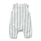 Wilson & Frenchy / Deep Blue Stripe Organic Growsuit