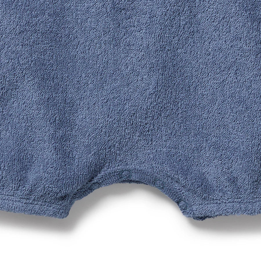 Wilson & Frenchy / Deep Blue Organic Terry Growsuit