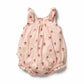 Wilson & Frenchy / Strawberry Kisses Organic Tie Playsuit