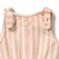 Wilson & Frenchy / Strawberry Wave Organic Terry Playsuit