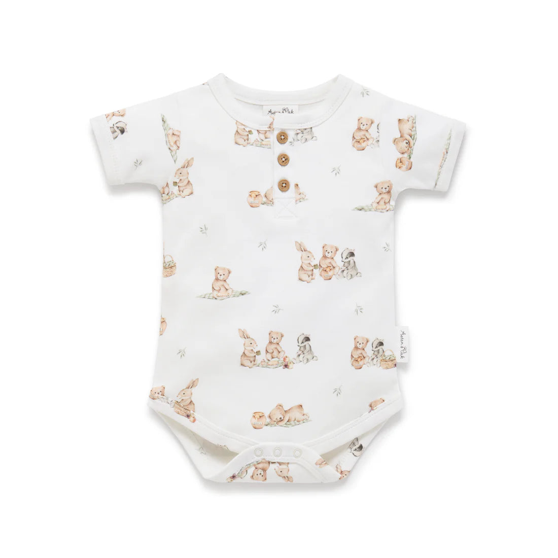 Aster & Oak / Teddy Picnic AOP / Onesie