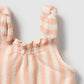 Wilson & Frenchy / Strawberry Wave Organic Terry Tie Playsuit