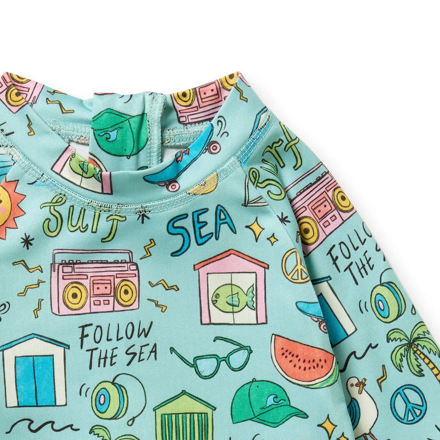 Wilson & Frenchy / Sun Surf & Sea One Piece Boyleg Swimsuit
