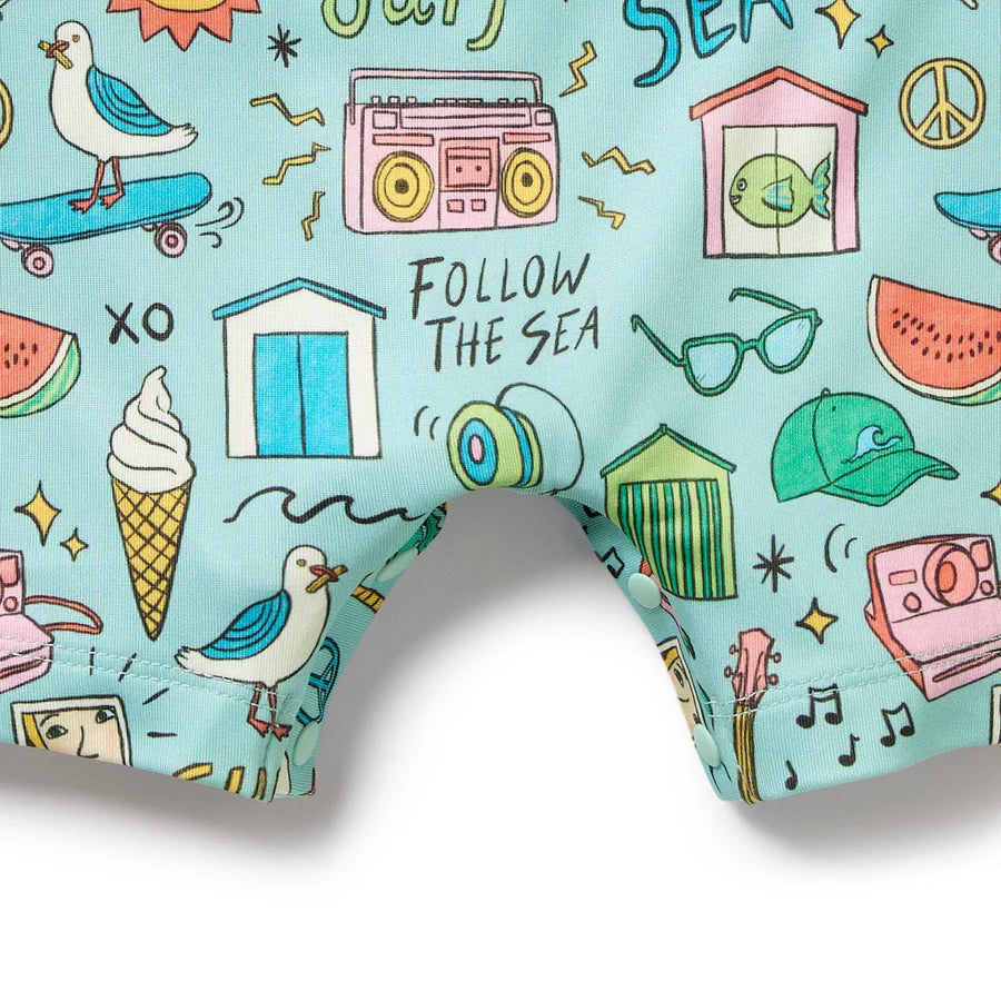 Wilson & Frenchy / Sun Surf & Sea One Piece Boyleg Swimsuit