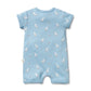 Wilson & Frenchy / Sunny Seagulls Organic Pointelle Boyleg Zipsuit