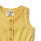 Wilson & Frenchy / Sunny Sorbet Organic Knitted Tie Bodysuit