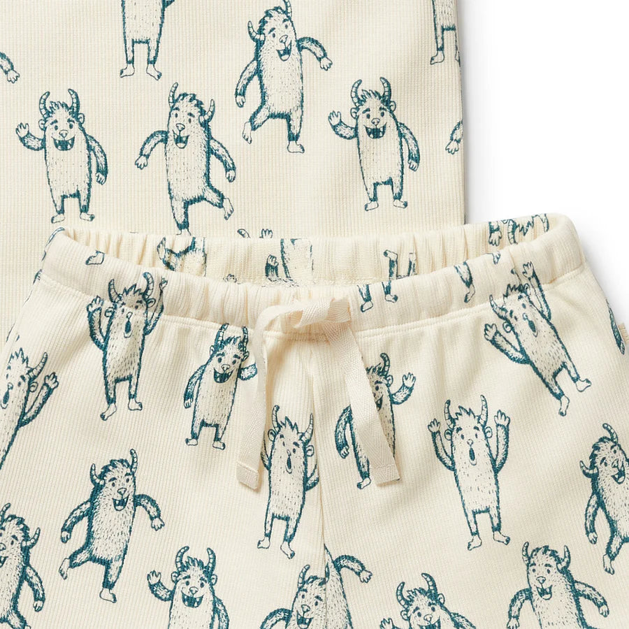 Wilson & Frenchy / Yeti Organic Short Sleeved Pyjamas