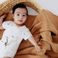 Indigo & Lellow / Charlie Kimono Bodysuit - Kookaburras