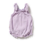 Wilson & Frenchy / Lavender Shells Organic Terry Tie Playsuit