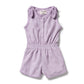 Wilson & Frenchy / Lavender Shells Organic Terry Playsuit