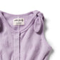 Wilson & Frenchy / Lavender Shells Organic Terry Playsuit