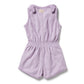 Wilson & Frenchy / Lavender Shells Organic Terry Playsuit