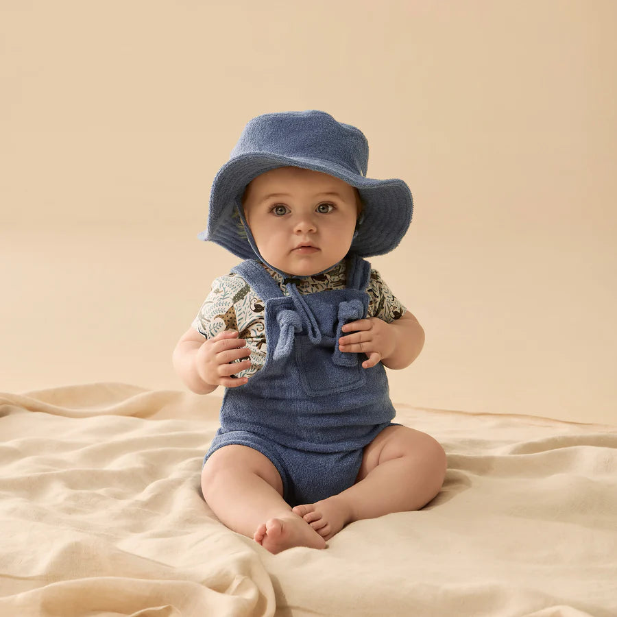 Wilson & Frenchy / Deep Blue Organic Terry Overall