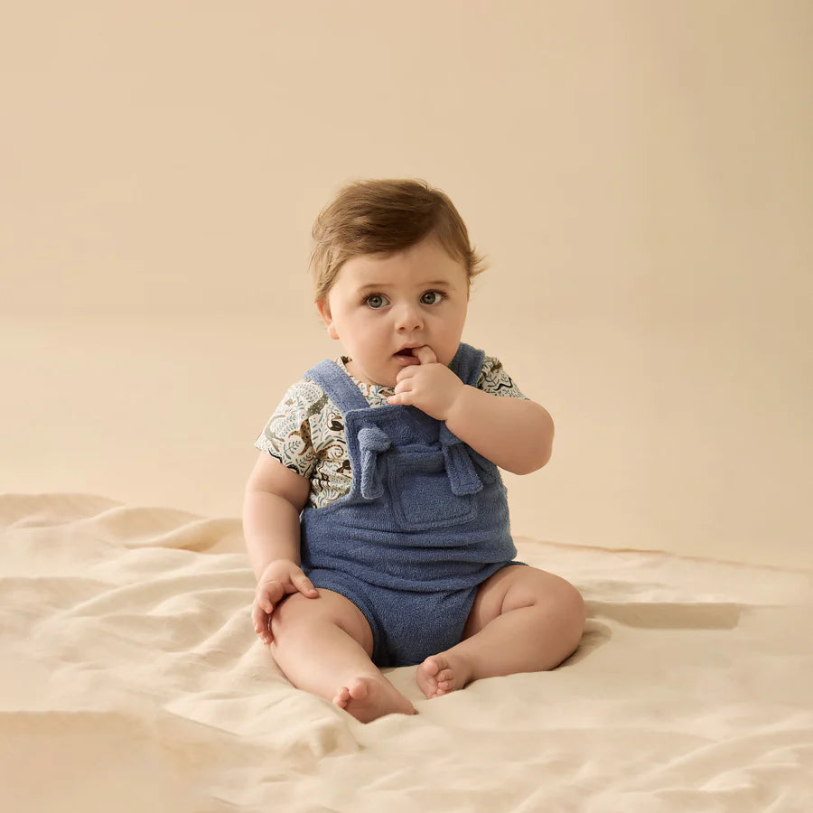Wilson & Frenchy / Deep Blue Organic Terry Overall