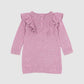 Bebe By Minihaha / Pointelle Knitted Dress - Dark Lilac