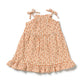 Wilson & Frenchy / Checkerberry Organic Crinkle Ruffle Dress