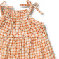 Wilson & Frenchy / Checkerberry Organic Crinkle Ruffle Dress