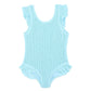 Minihaha Swimwear / Blue Fizz Crinkle Swimsuit