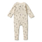 Wilson & Frenchy / Whispering Willows Organic Zipsuit with Feet