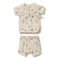 Wilson & Frenchy / Whispering Willows Organic Kimono Set