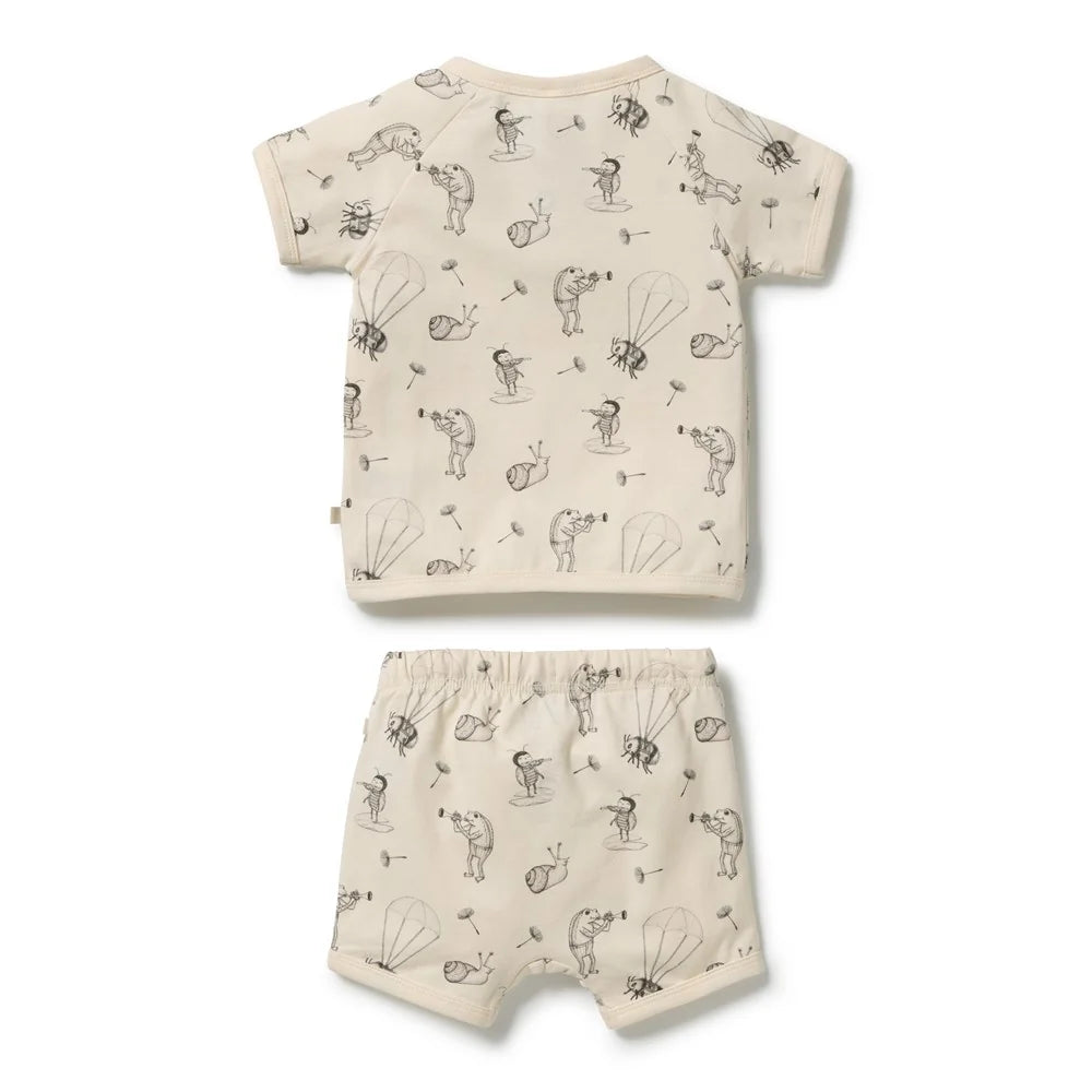 Wilson & Frenchy / Whispering Willows Organic Kimono Set