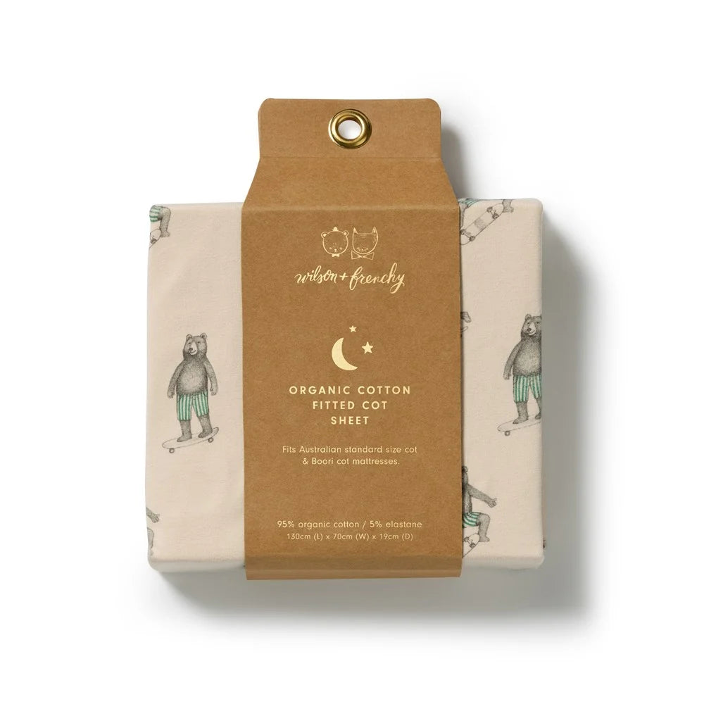 Wilson & Frenchy / Skater Club Organic Cot Sheet